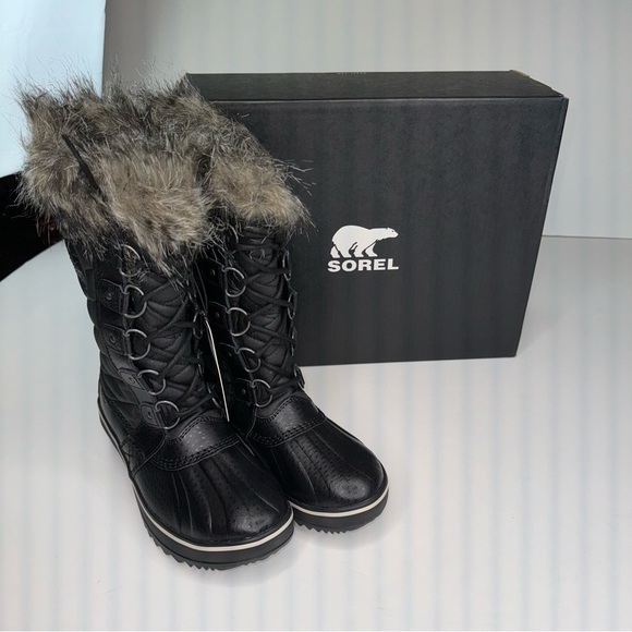 Sorel Tofino II Faux Fur Lined Waterproof Boot Women’s Black 5 - Picture 12 of 13